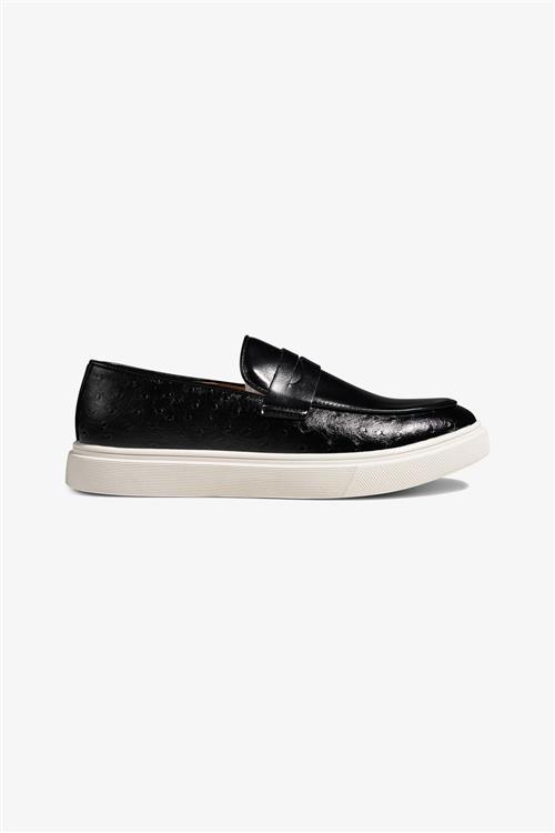 Loafers Læder - Sort - 45 - TeeShoppen