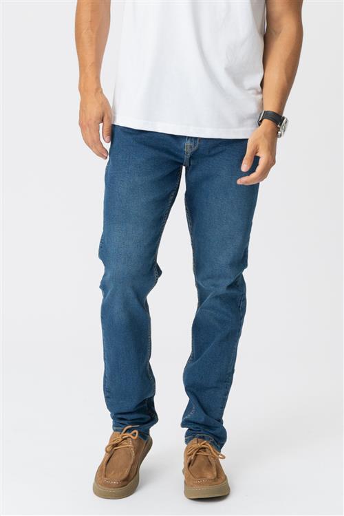 Originale Performance Jeans (Regular) - Medium Blue Denim - Regular fit - Herre - 34/32 - TeeShoppen