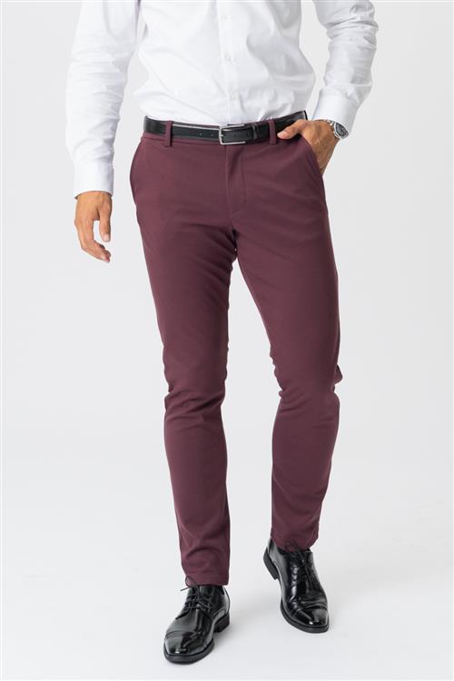 Originale Performance Pants - Bordeaux - Herre - 30/32 - Bukser med stretch - TeeShoppen