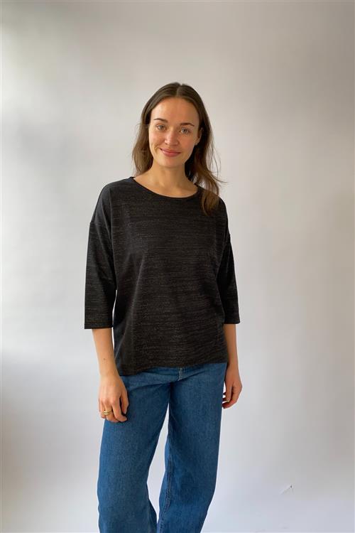 Herrena Lurex Bluse - Silver - M - Vero Moda