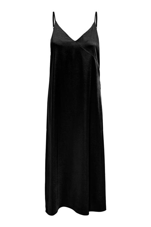 Cosmo Slip Kjole - Sort - XS - ONLY