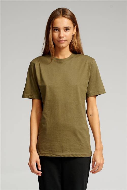 Oversized T-shirt - Army (dame) - Dame - 2XL - TeeShoppen