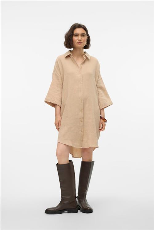 Natali Oversized Skjorte - Irish Cream - XL - Vero Moda