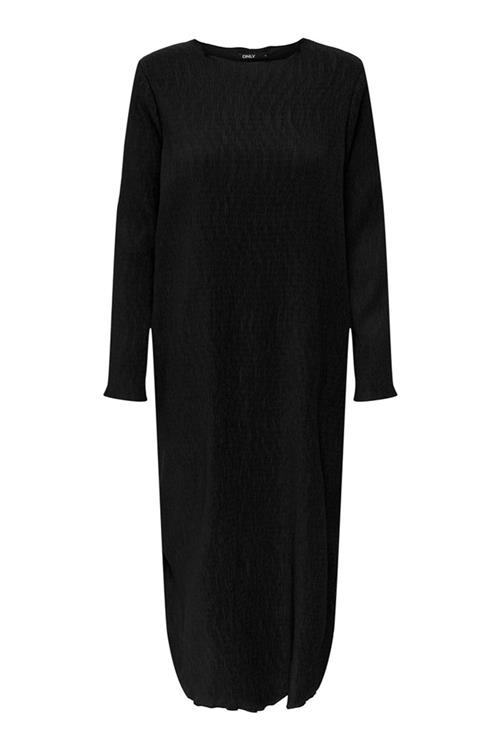 Molly Maxi Kjole - Sort - M - ONLY