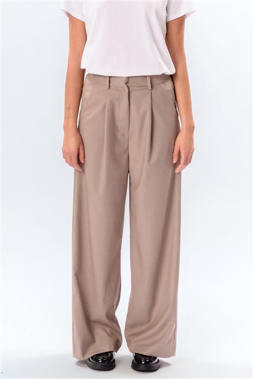 Nadia Pants - Beige - 2XL - TeeShoppen