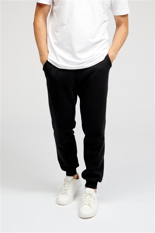 Se Basic Sweatpants - Sort - Herre - M - TeeShoppen ved Teeshoppen