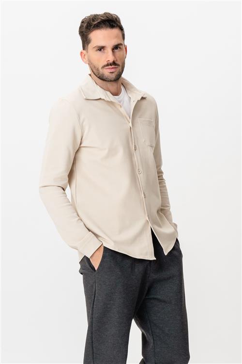 Performance Overshirt - Beige - 3XL - TeeShoppen