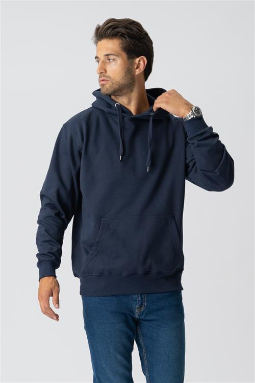 Basic Hoodie - Dark Navy - Herre - M - TeeShoppen