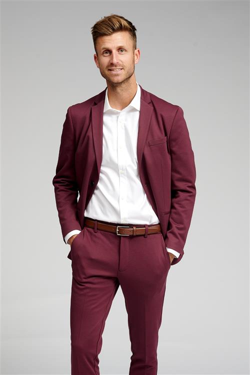 Originale Performance Blazer - Bordeaux - Herre - 54 - TeeShoppen