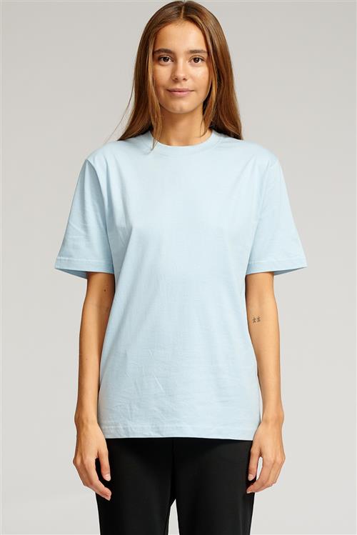 Oversized t-shirt - Sky Blue - Dame - XS - TeeShoppen
