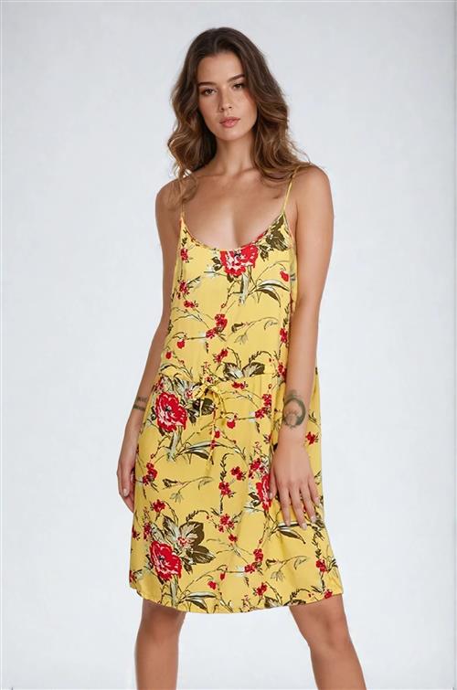 Flora kjole - Banana Cream - Dame - XL - Vero Moda