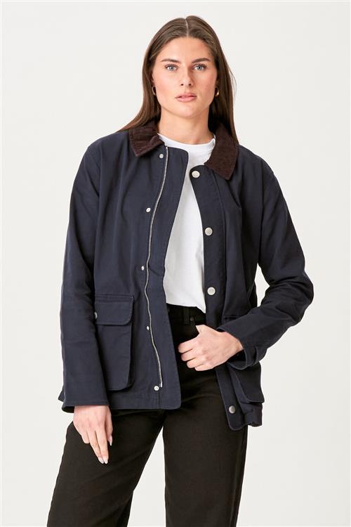Twill Jacket - Navy - XL - TeeShoppen
