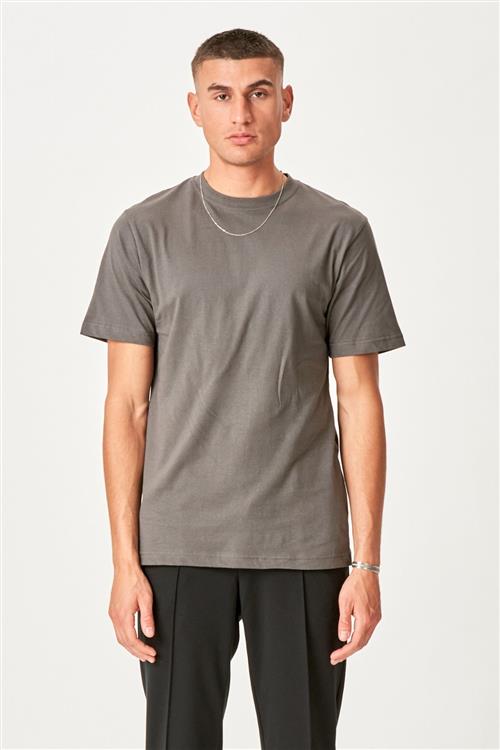 Oversized T-shirt - Steel Grey - Herre - L - TeeShoppen