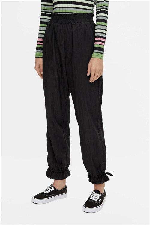 Silena High Waist Pants - Sort - Dame - M - PIECES
