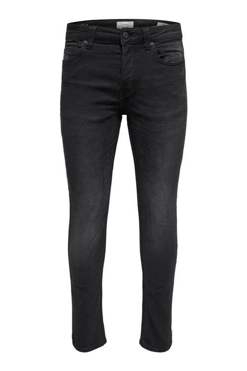 Loom Jog Jeans - Denim Sort - Herre - 34/32 - Only & Sons