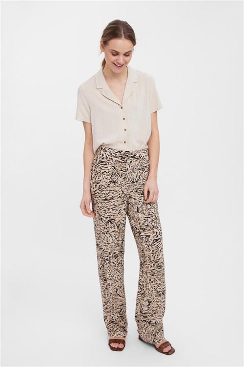 Easy Wide Pants - White Pepper - S - Vero Moda