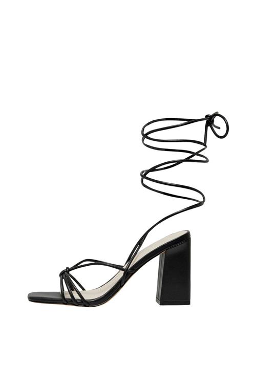 Højhælet Sandal - Sort - 40 - ONLY