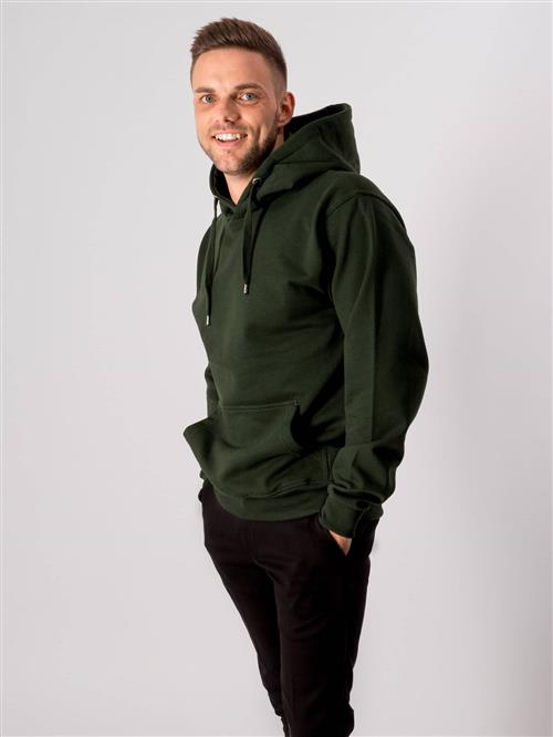 Basic Hoodie - Bottlegreen - Herre - 3XL - TeeShoppen