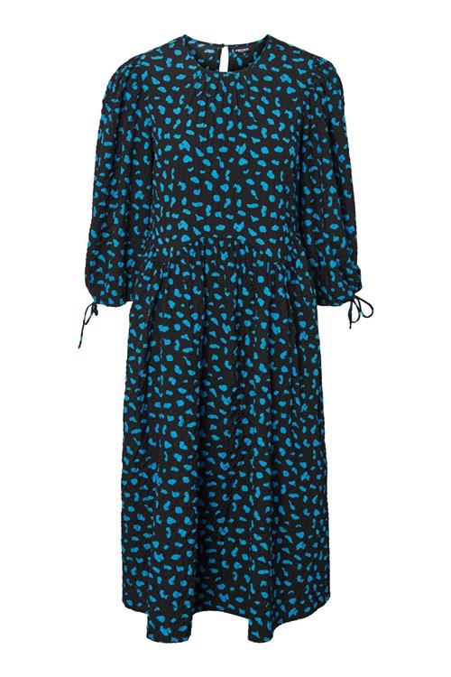 Anemone Midi Kjole - Blue Aster - S - PIECES