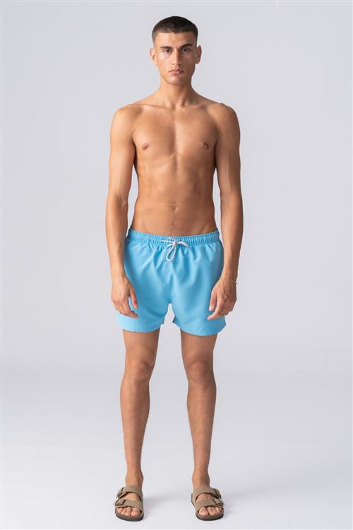 Badeshorts - Turkis - L - TeeShoppen