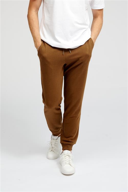Basic Sweatpants - Brun - Herre - XL - TeeShoppen