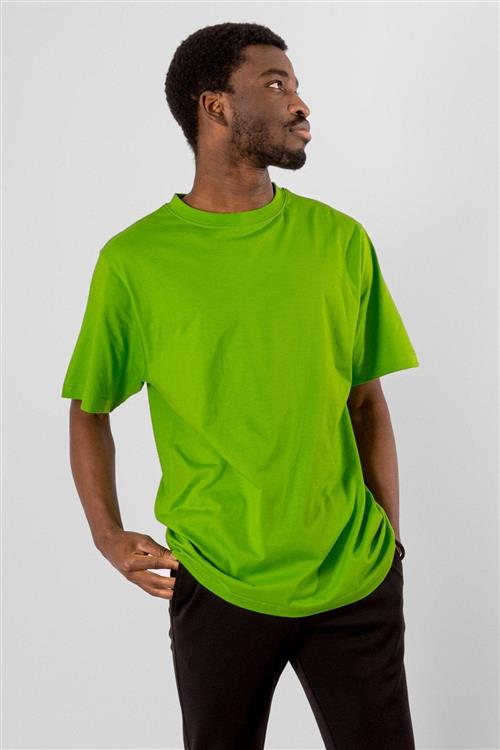 Oversized T-shirt - Lime Grøn - Herre - M - TeeShoppen