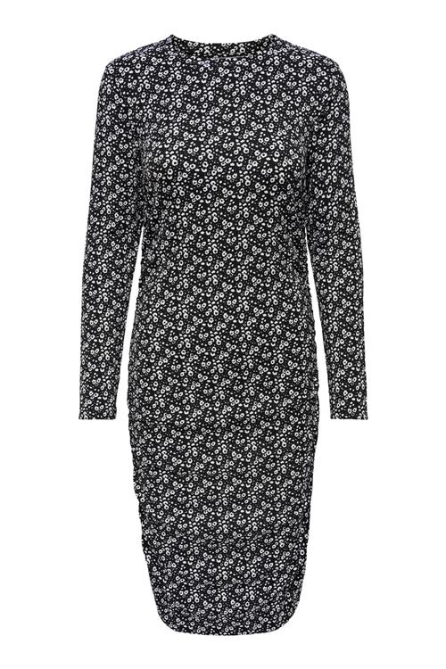 Zille Ruching Dress - Sort - Dame - M - ONLY