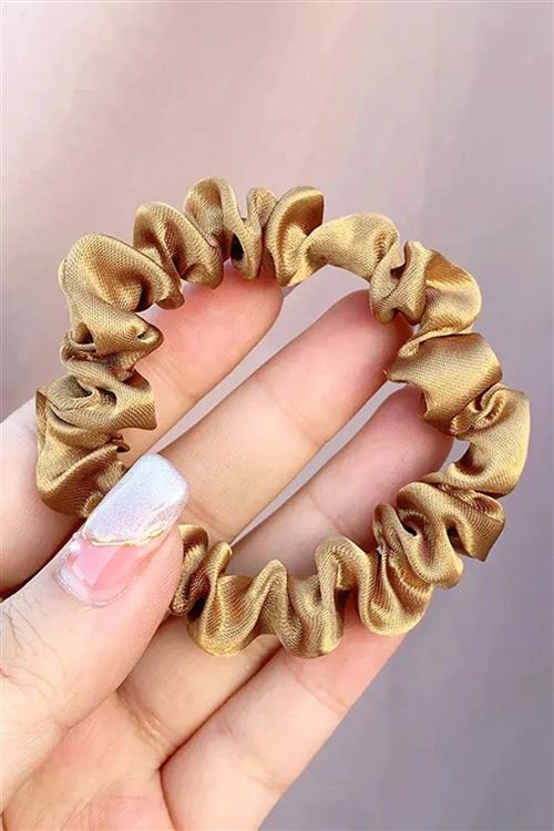 Kamilla Scrunchie - Brun - One Size - TeeShoppen