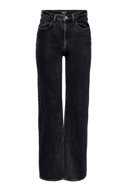 Juicy Jeans (wide leg) - Sort denim - Dame - 27/32 - ONLY