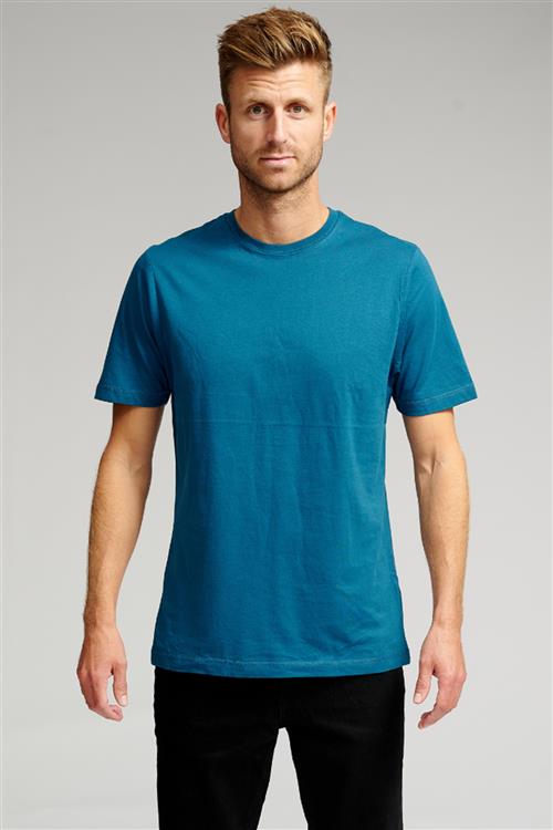 Basic T-shirt - Petroleumsblå - Herre - XL - TeeShoppen