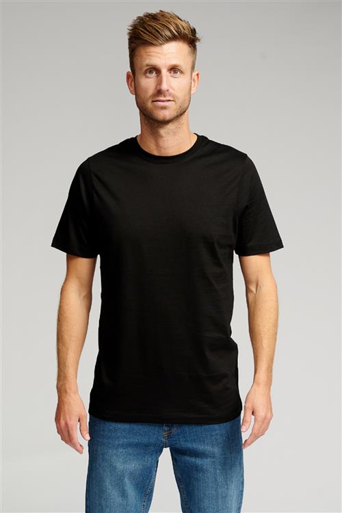 Basic T-shirt - Sort - Herre - 3XL - TeeShoppen
