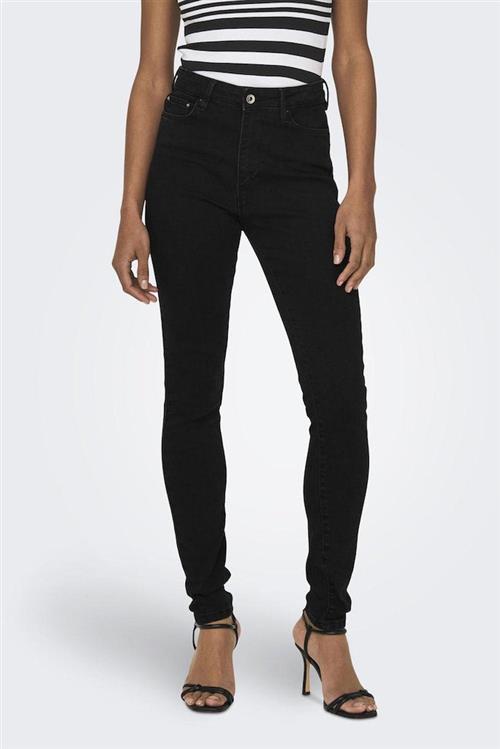 Iconic Højtaljet Jeans - Sort - 30/34 - ONLY