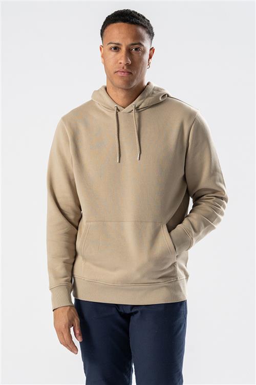 Sweatshirt Hoodie - Sand - Herre - XL - TeeShoppen
