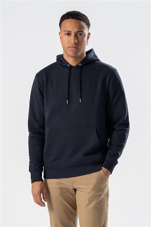 Sweatshirt Hoodie - Navy - Herre - XL - TeeShoppen