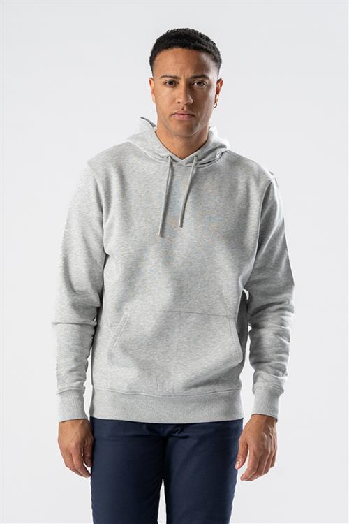 Sweatshirt Hoodie - Aske Grå - Herre - XL - TeeShoppen