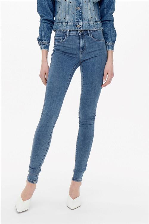 Rain Skinny fit Jeans - Denim blue - Dame - M/32 - ONLY