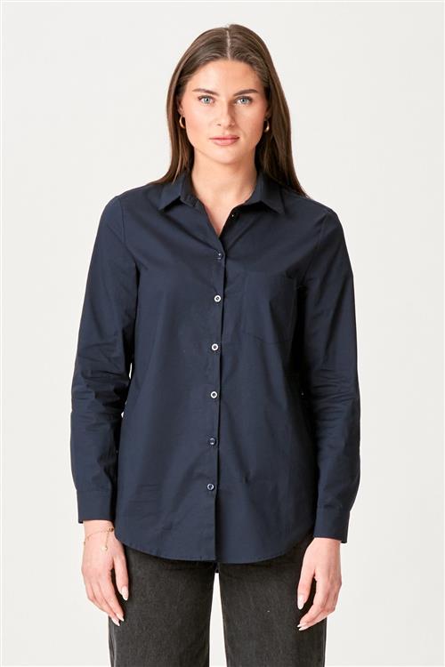 Ida Skjorte - Navy - M - TeeShoppen