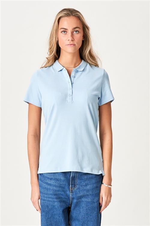 Polo Shirt - Sky Blue - Dame - XL - TeeShoppen