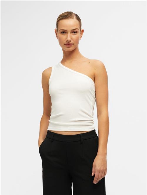 Luca One Shoulder Top - Hvid - L - Object