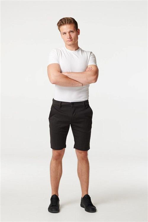 Chino Shorts - Mørkegrå - Herre - L - TeeShoppen