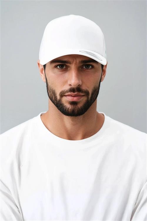 Retro Trucker Cap - White - One Size - Flexfit