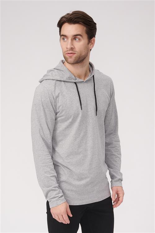 Light hoodie - Lysegrå - Herre - M - TeeShoppen