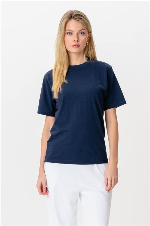 Oversized T-shirt - Navy - Dame - L - TeeShoppen
