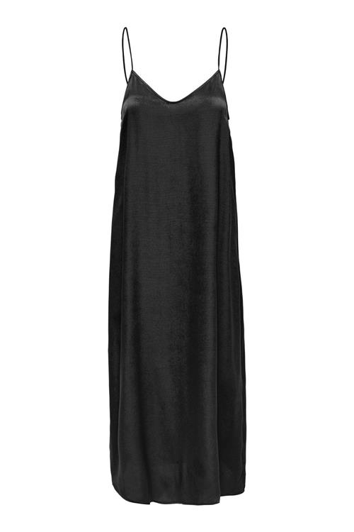 Mille Midi Kjole - Sort - L - ONLY