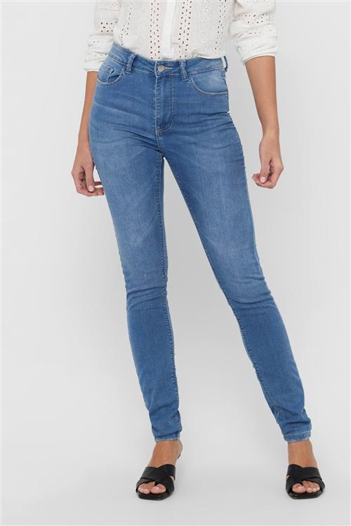 Originale Performance Jeans - Lyseblå (high waist) - Dame - S/34 - Jacqueline de Yong