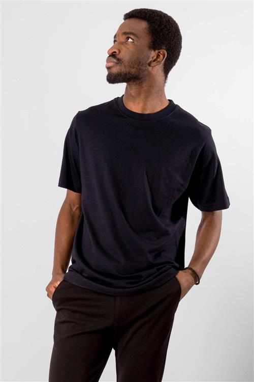 Oversized T-shirt - Dark Navy - Herre - XS - TeeShoppen