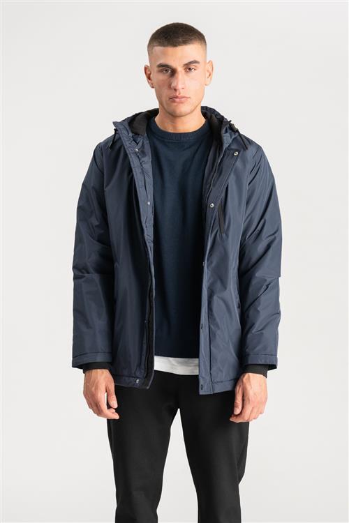 Casual vinterjakke - Marineblå - Herre - S - TeeShoppen