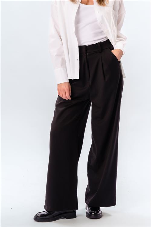 Nadia Pants - Sort - S - TeeShoppen