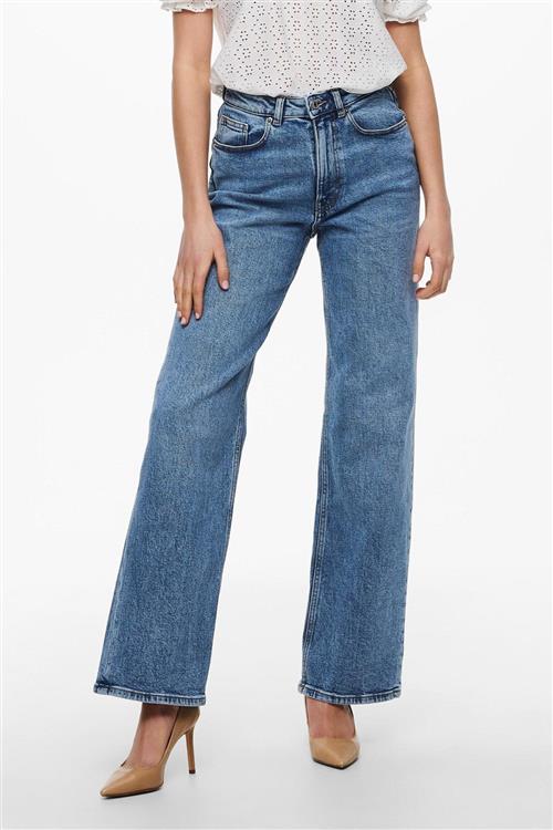 Juicy Jeans (wide leg) - Denim Blå - Dame - 25/32 - ONLY