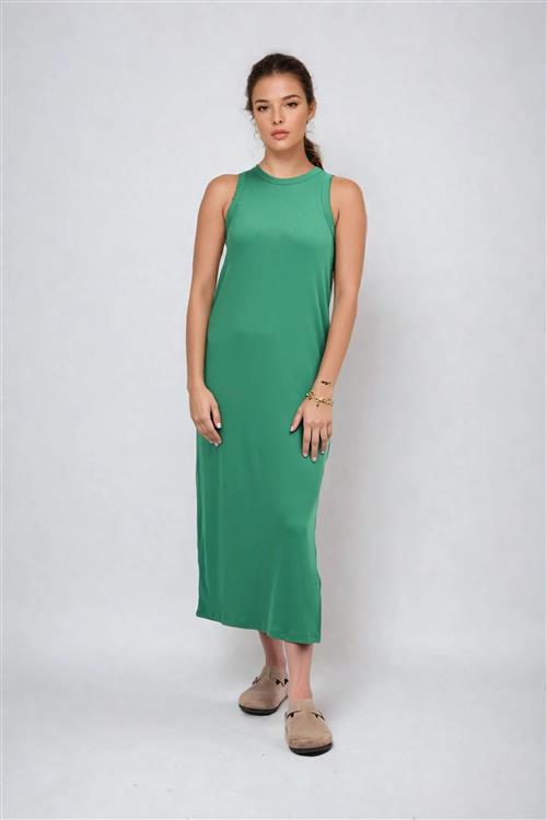 Line Sommer Kjole - Green Bee - XL - ONLY